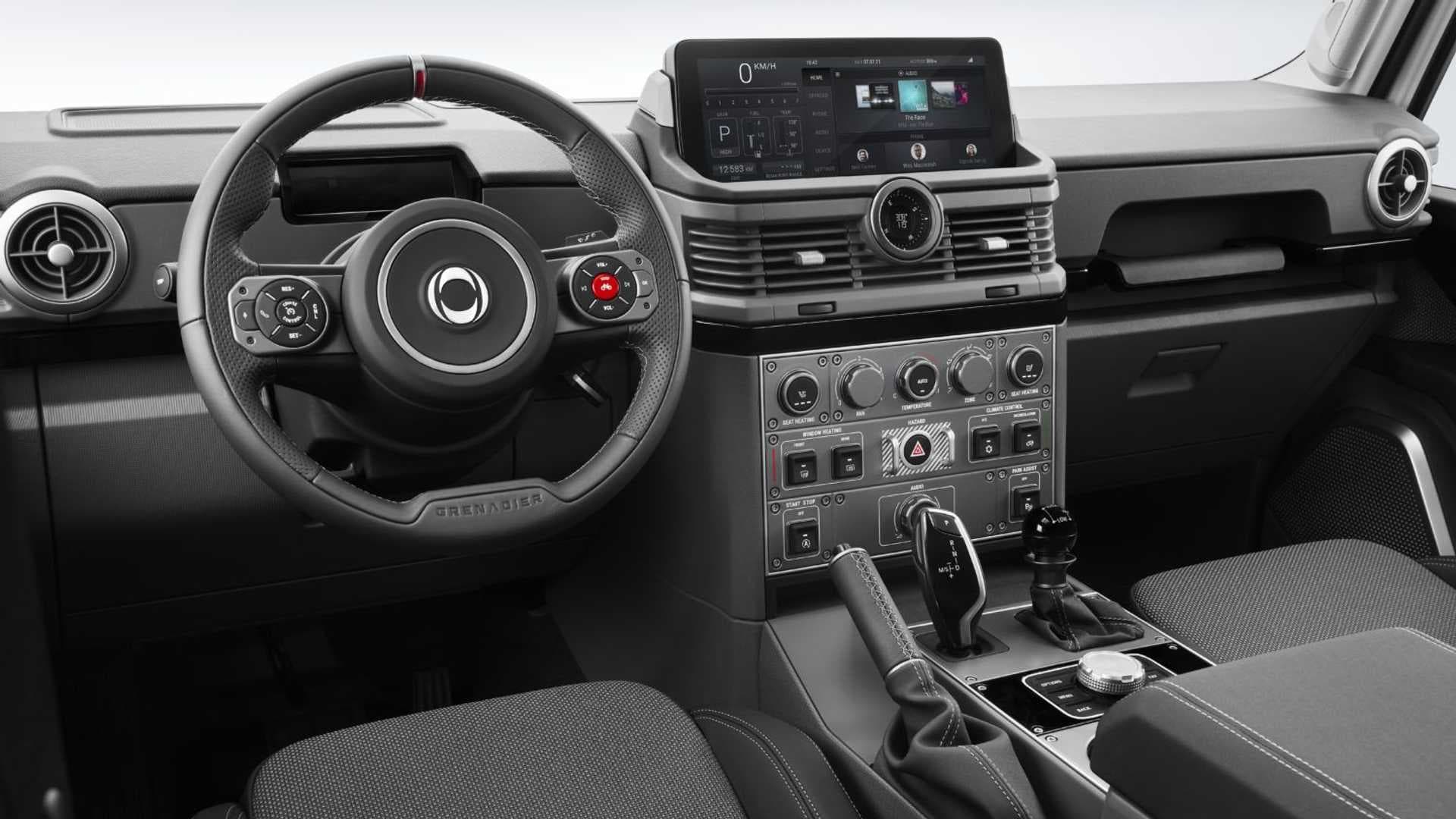 L'intérieur de l'Ineos Grenadier. L'intérieur de l'Ineos Grenadier.