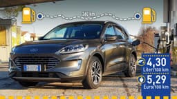 Ford Kuga 2.0 EcoBlue Hybrid (2020) im Verbrauchstest Ford Kuga 2.0 EcoBlue Hybrid (2020) im Verbrauchstest