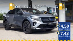 Renault Rafale an der Tankstelle mit Infos zu Verbrauch und Spritkosten Renault Rafale an der Tankstelle mit Infos zu Verbrauch und Spritkosten