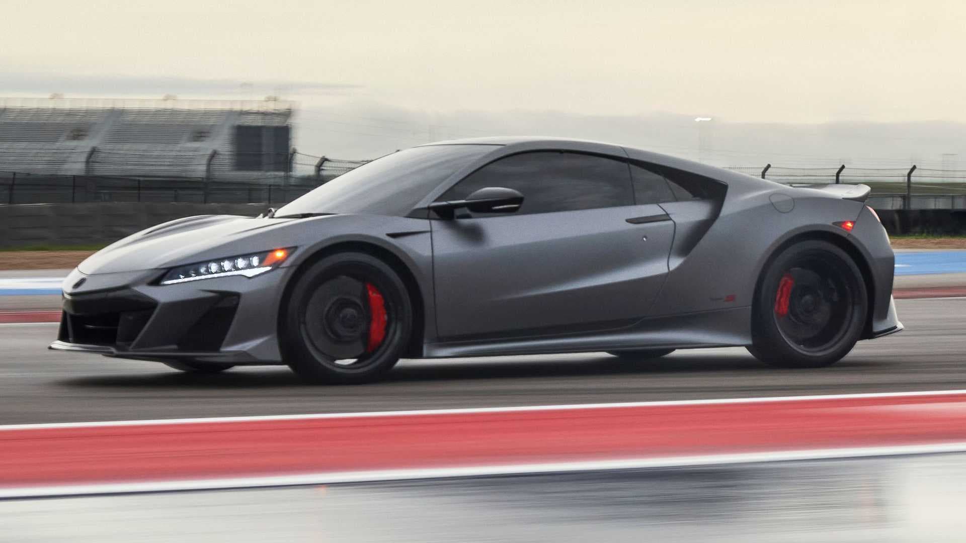 2022 Acura NSX Type S Side On Track 2022 Acura NSX Type S Side On Track