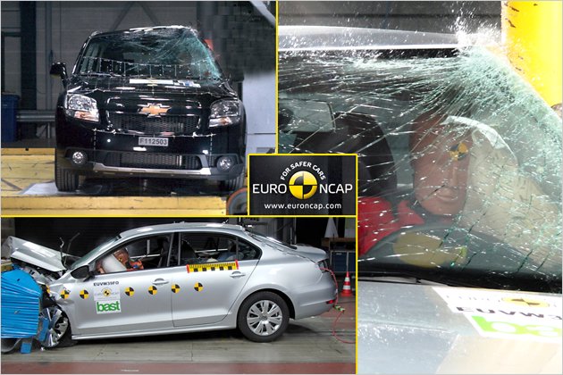 EuroNCAP August 2011: Neun Modelle gut, eines mit Schnitzer
