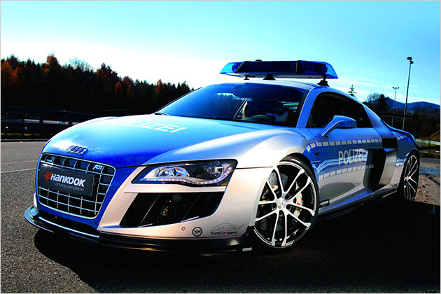 Die stärksten Polizeiautos der Welt