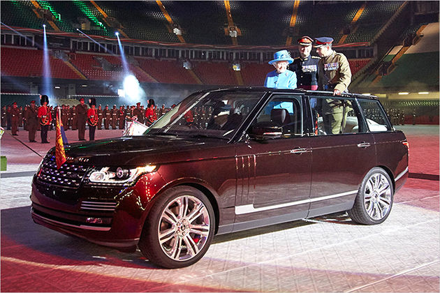 Range-Rover-Paradefahrzeug für Queen Elizabeth II plus Bildergalerie vom royalen Fuhrpark