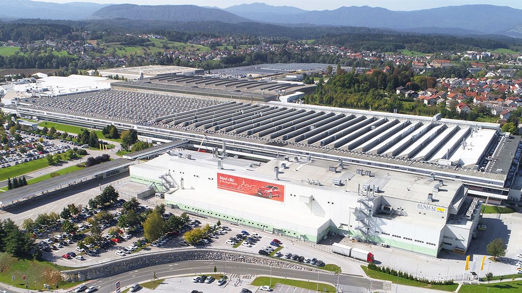 Das Renault-Werk in Novo Mesto, Slowenien