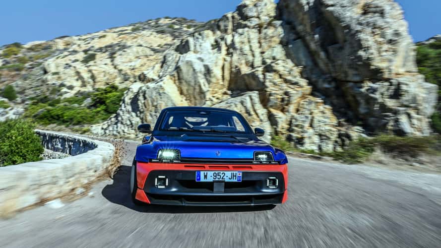 Renault 5 Turbo 3E bei der Rallye Tour de Corse