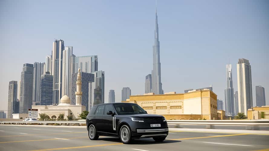 Prototypen des Range Rover Electric (2025) im Hitzetest