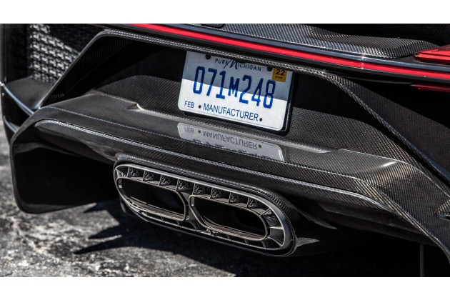 2021 Bugatti Chiron Pur Sport Exhaust