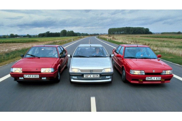 Citroen BX Peugeot 405 E Renault 21