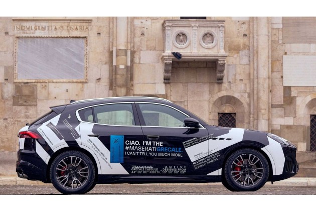 Maserati Grecale 2022 mit geringer Tarnung