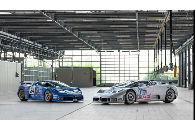Bugatti die blaue Fabrik in Campogalliano