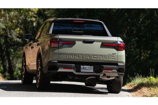 2022 Hyundai Santa Cruz Exterior Rear Quarter
