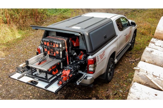Mitsubishi L200 2021 mit Milwaukee Handwerkerausbau