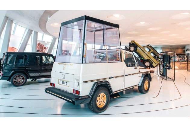 40 Jahre Papamobil auf Basis Mercedes G Klasse