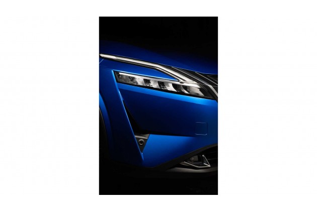 Nissan Qashqai 2021 Teaser Scheinwerfer