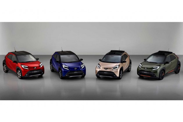 Toyota Aygo X 2022 Modellvarianten