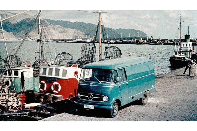 Zugpferd des Wirtschaftswunders Premiere fur Mercedes Benz L 319 und O 319 vor 65 Jahren