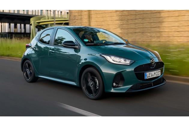 Mazda 2 Hybrid 2026 in Fern Green im Test