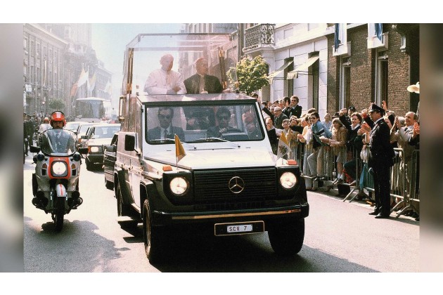 40 Jahre Papamobil auf Basis Mercedes G Klasse