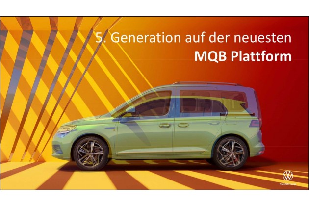 VW Caddy 2021 Vergleich mit dem VW Golf Viii