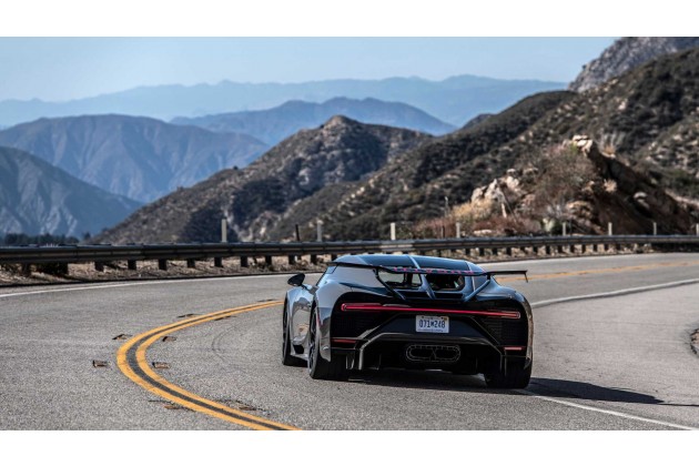 2021 Bugatti Chiron Pur Sport Rear Action