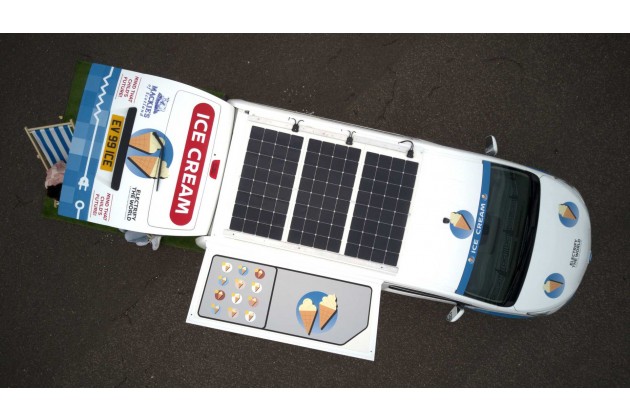 Nissan electric ice cream van