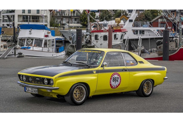 Wie vor 50 Jahren der Opel Manta feiert am Timmendorfer Strand