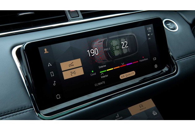 Range Rover Evoque 2021 Einstellungen des Filtersystems