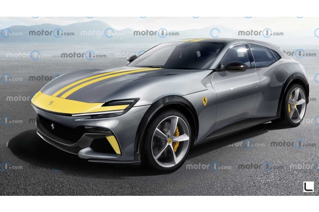 Ferrari Purosangue V12 Render