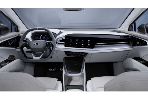 Audi Q4 Sportback E Tron Concept Getts Coupe Like Body To Increase Ev Family
