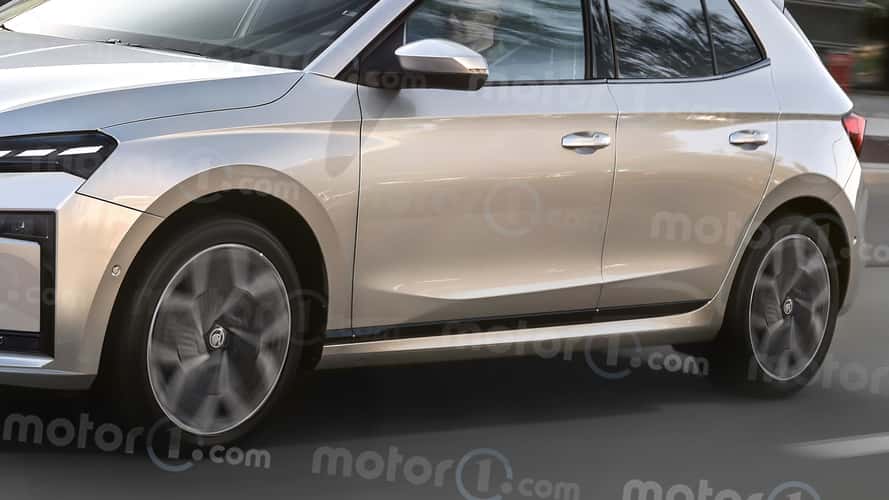 Skoda Fabia Facelift (2026) im Rendering von Motor1.com