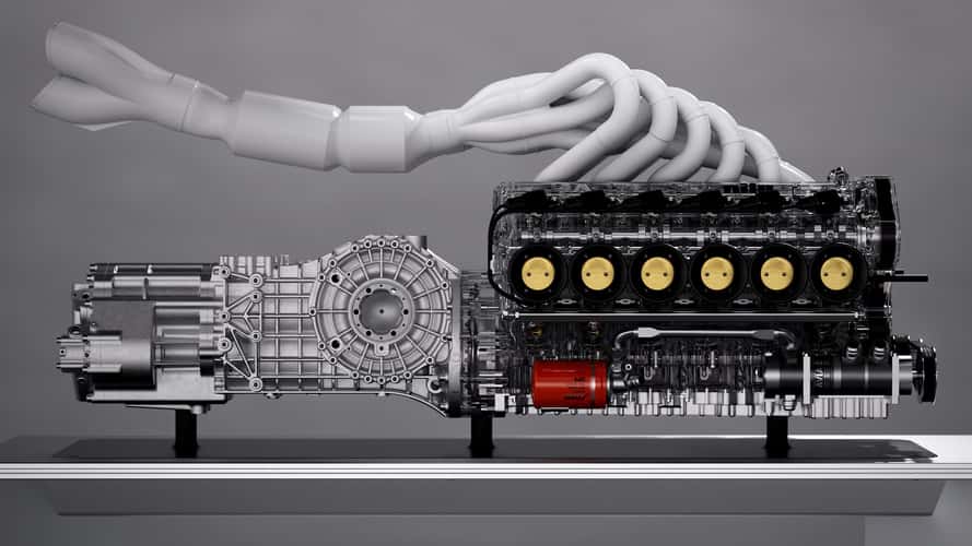 Der 1.070 PS starke 6,5-Liter-V12-Motor des Nilu27