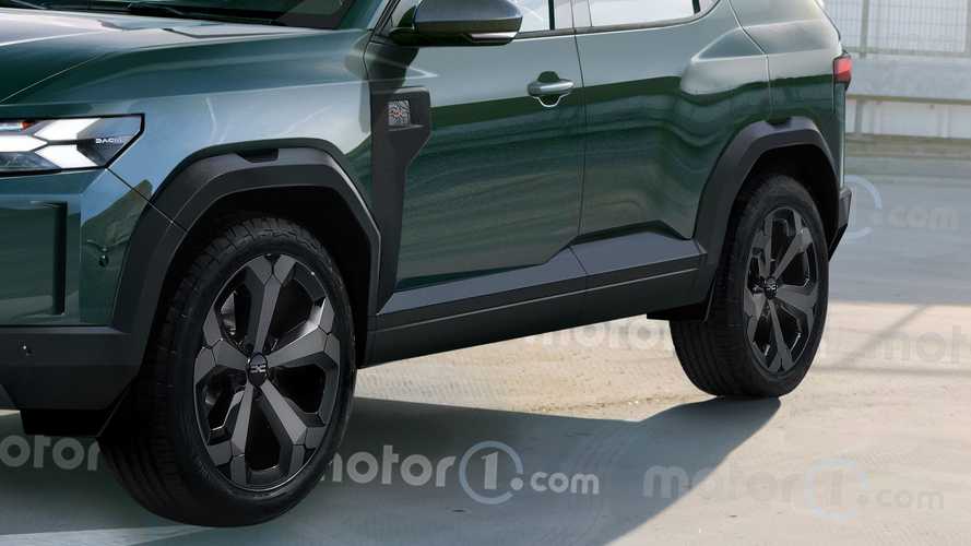 Dacia Duster (2024) als Rendering von Motor1.com