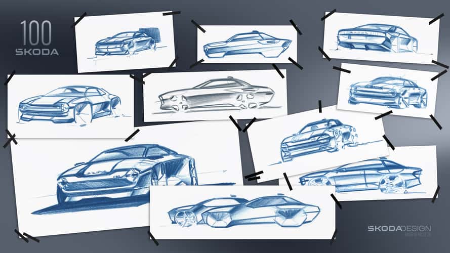 2025 Skoda 100 offizielle Darstellung